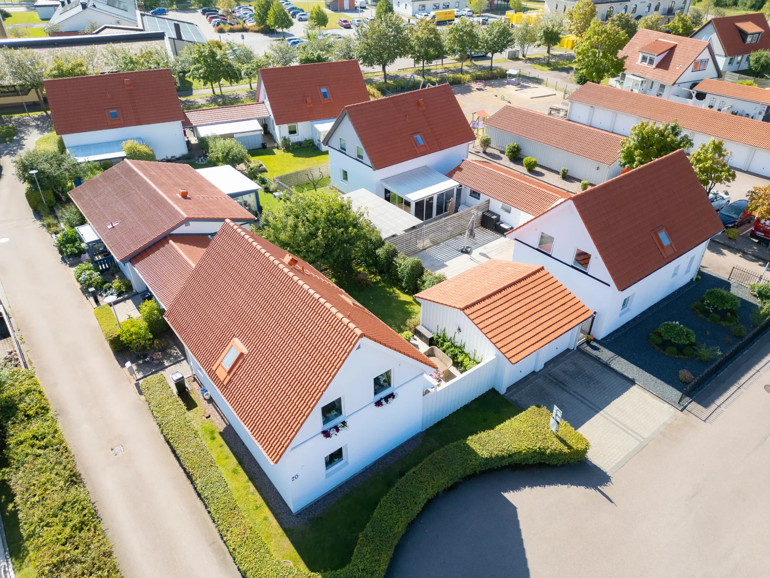 Tvättat tak i Halmstad